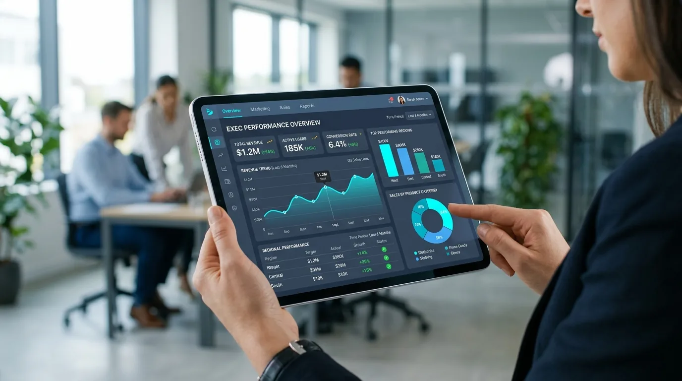 Data Intelligence & Analytics Suites UI Mockup
