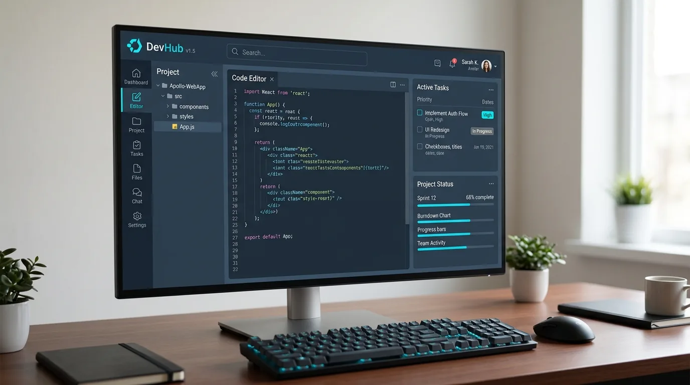 Cross-Platform Desktop Suites UI Mockup