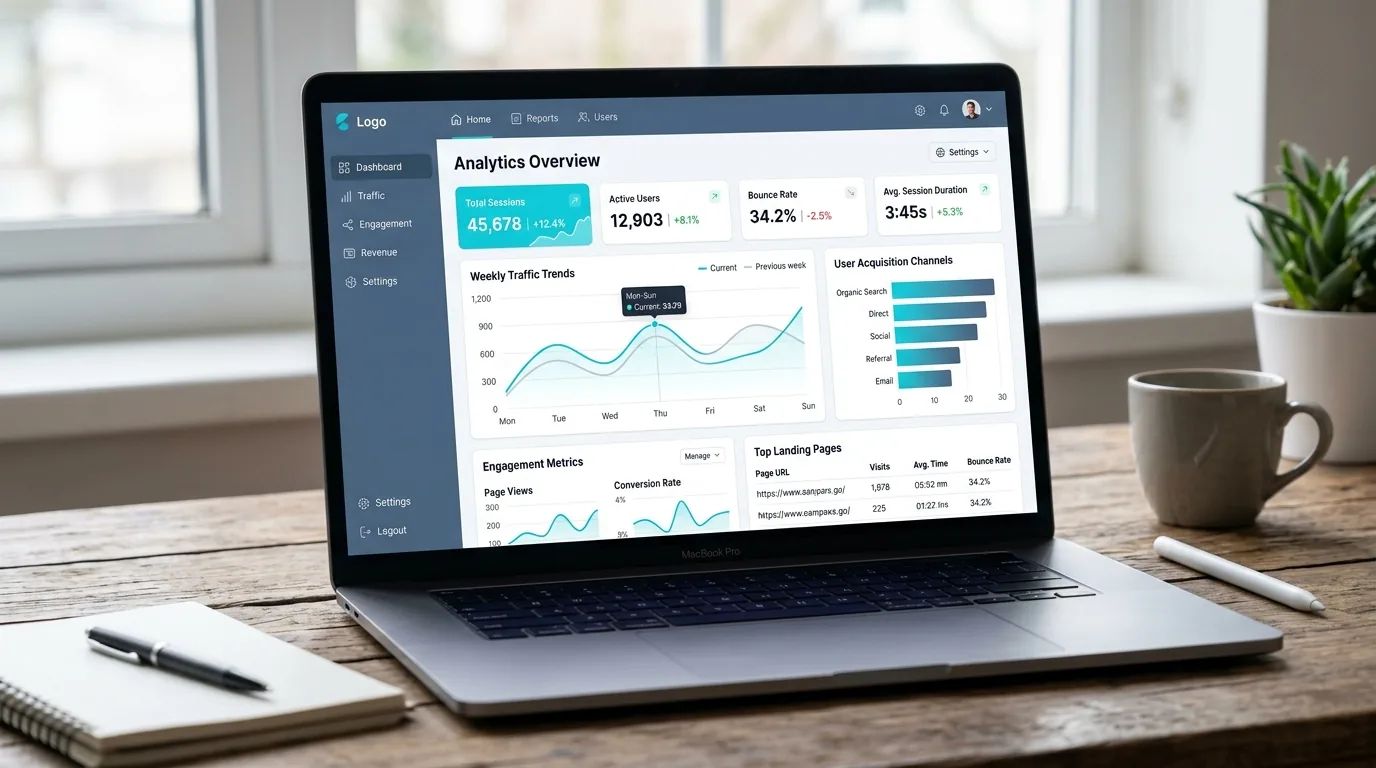 Intelligent SaaS Platforms UI Mockup